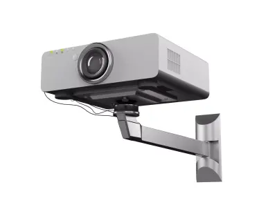 Panasonic projector mounted 3D model