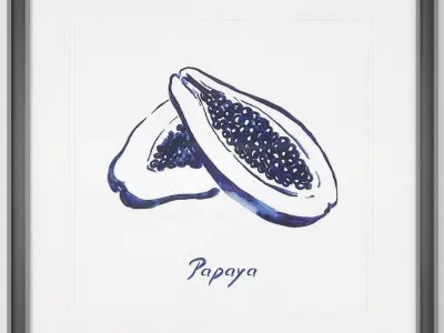 Art Frams 102- Papaya 3D model