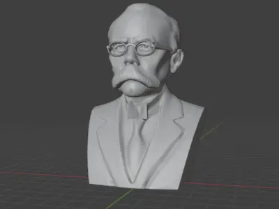 John Philip Holland 3D print model
