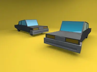 Low Poly Vehicle Pack Volume 2 Low-poly 3D model