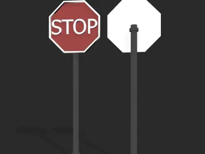 Road Signs  3D model