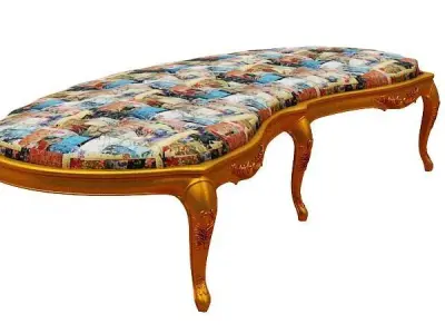 Chaise Lounge Low-poly 3D model