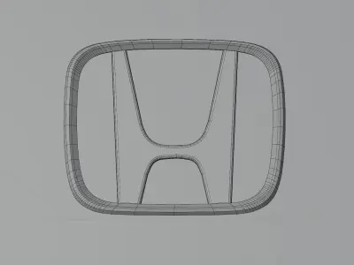 3D Honda Logo 3D model