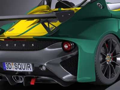 Lotus 3-eleven 2017 VRAY 3D model