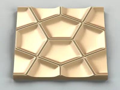 Wall panel 008 3D model