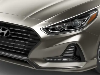 Hyundai Sonata 2018 3D model