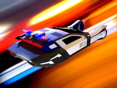 Spiner Police car 3D model