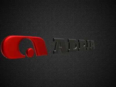 adria logo 3D model