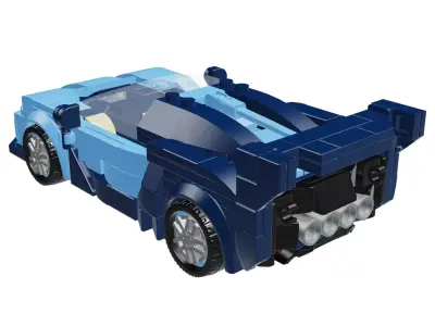 MocBricks3D - MK27001 - Bugatti Vision GT 3D print model