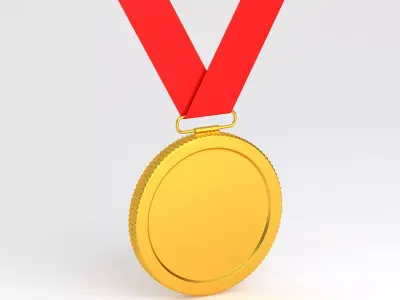 Gold Medal 3D model