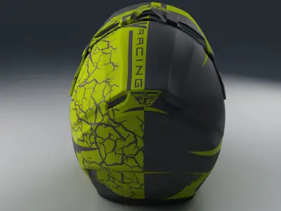 Moto Helmet 3D model