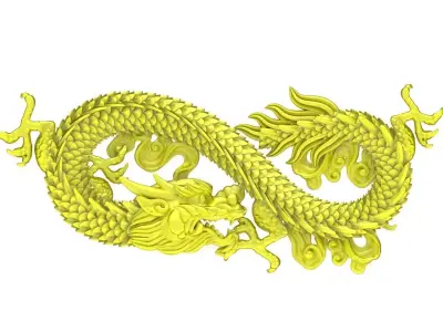 Infinity Dragon Jewelry Model 4774 3D print model