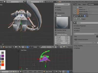 Paper Little atiris stl Low-poly 3D model