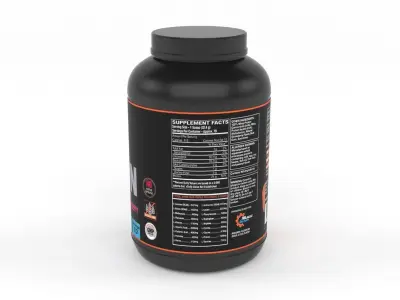 Muscle Gears Whey Protein 3D model