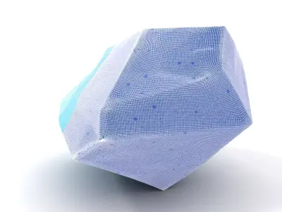 Prismatic Gemstone model pack Low-poly 3D model