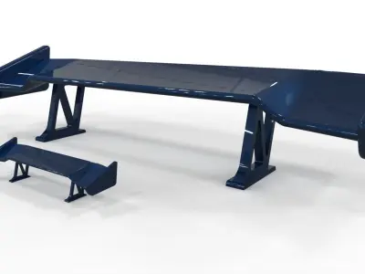 Voltex Spoiler for 1-18 and 1-64 Model Cars 3D print model