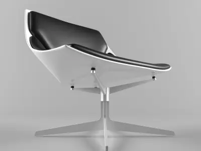 Fritz Hansen Space Chair 3D model