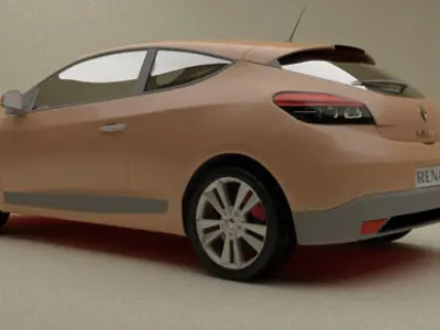 Renault Megane III coupe 3D model