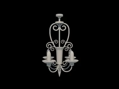 ceiling light Low-poly 3D model