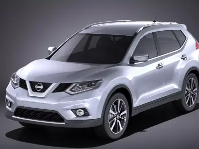 Nissan X-Trail 2016 VRAY 3D model