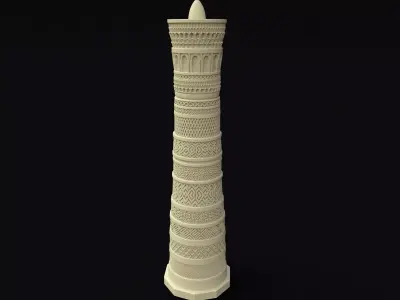 Minaret Kolyan 3D model