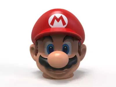 MARIO PENCIL HOLDER 3D print model