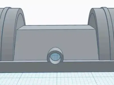 small tire wheel tubs scale model 3D print model