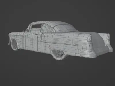 1955 Chevrolet Bel Air Exterior 3D model