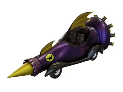 All Cars from Wacky Races  3D Model Pack