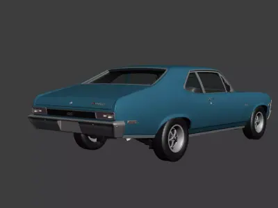 Chevrolet Nova SS 396 1970 3D model 3D model