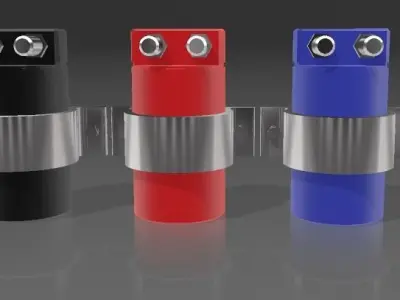 Oil catch can for scale models 1 24 scale  3D print model