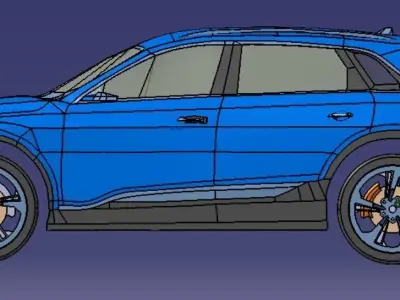 Audi model suv 3D model
