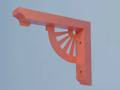 Shelf Bracket 7 3D print model