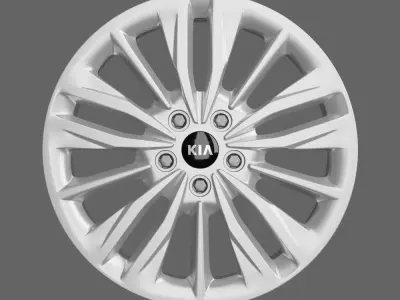 Kia Sedan 2019 Rim Set 3D model
