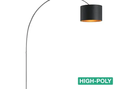 Floor Lamp - Almach - High- and Low-poly  3D Model Collection