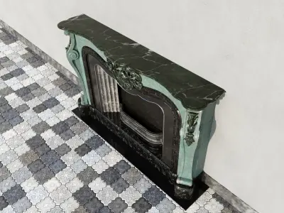 fire place 02 3D model