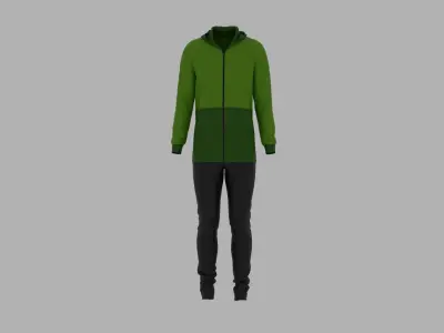 Sport Suit Low-poly 3D model 45