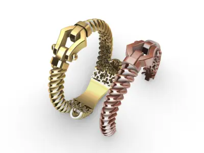 Rings 3D print model 17
