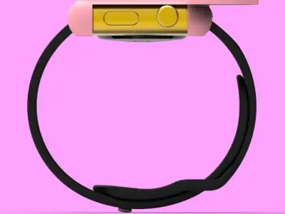 Bow With Mickey Mouse Apple Watch Ears Case Cover 38mm 3D model 3D model