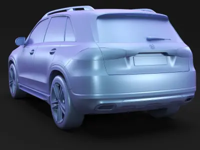 German luxury suv 3D model