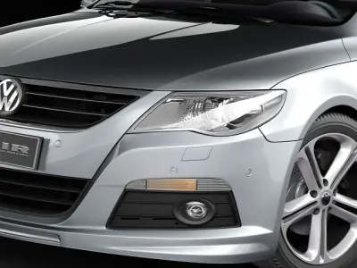 Vokswagen passat cc r 2010 3D model