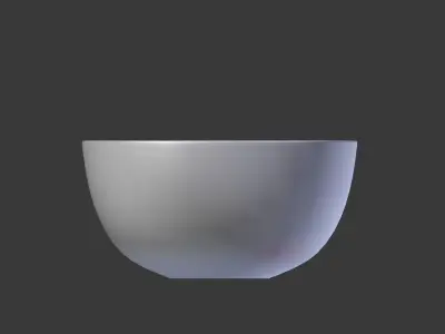 Wood Bowl 3D model