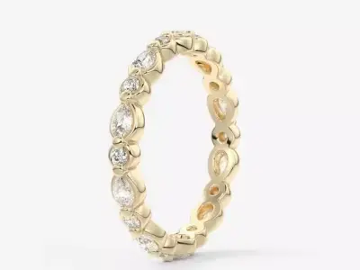 Wedding band 02 3D print model