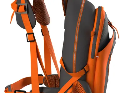 Three 3d  game models of gaming bags at marvelous 3D model