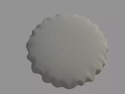 Round Cushion Pillow 3D model