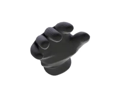 Gloves 53 - All MH Bodies - UE5 Skeletons - Rigged Low-poly 3D model