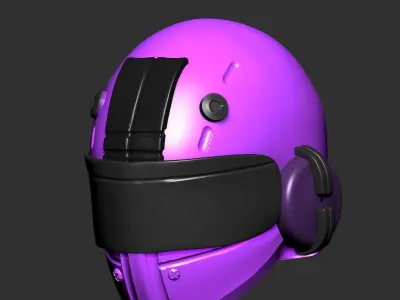 helmet high ver 3 poly sculpt 3d printable 3D model purchase