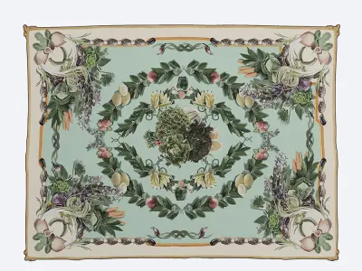 Carpet Arcimboldo Free 3D model