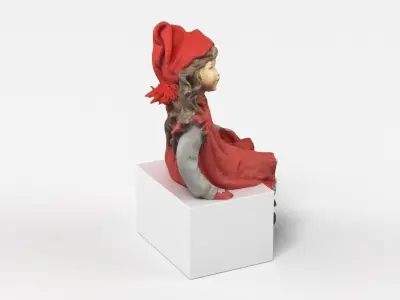 Girl Figurine 3D model