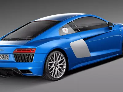 Audi R8 V10 2016 3D model